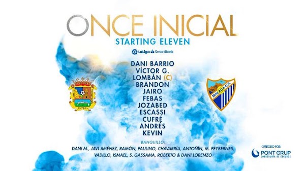 Fuenlabrada - Málaga, alineaciones oficiales