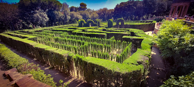 Parque laberinto de Horta. Barcelona, Catalunya, España..