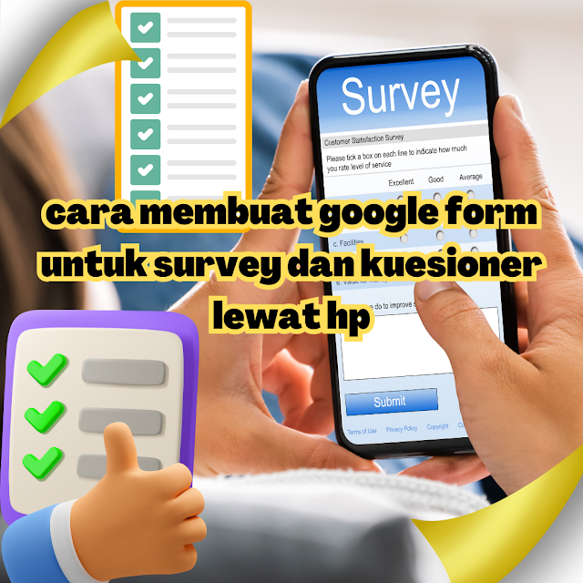 cara membuat google form untuk survey dan kuesioner lewat hp