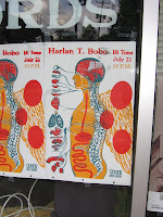 Harlan T. Bobo poster, Goner Records, Young Avenue, Memphis