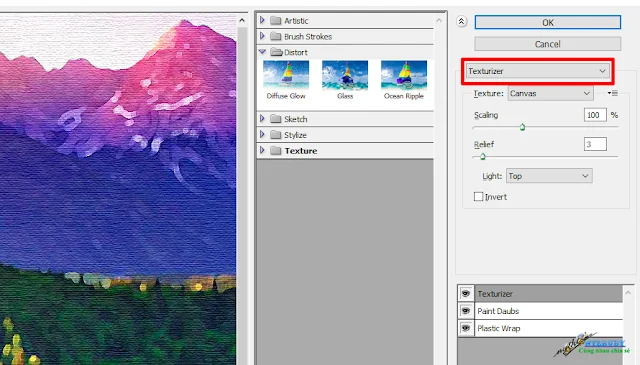 Biến ảnh thành tranh sơn dầu với photoshop