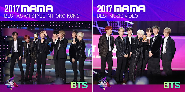 MAMA - Vencedores do Mnet Asian Music Awards 2017