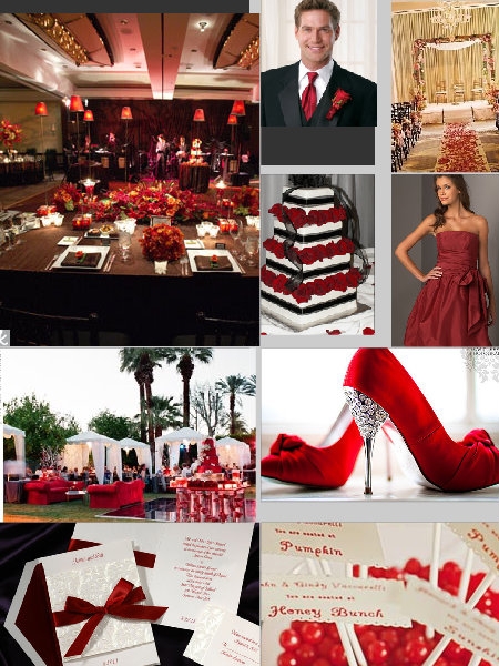 Wedding Reception theKnot Red necktie and boutonni re Google images 