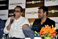 Dharmendra, Sunny Deol and Ajay Devgn Launch Ticketplease.com Website Pics