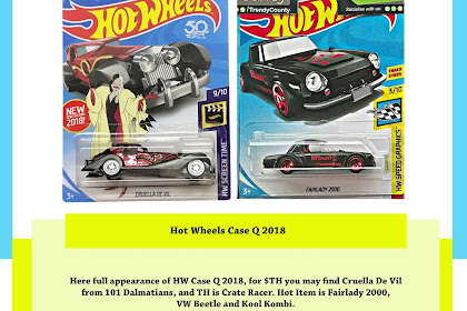 Hot Wheels Case Q 2018
