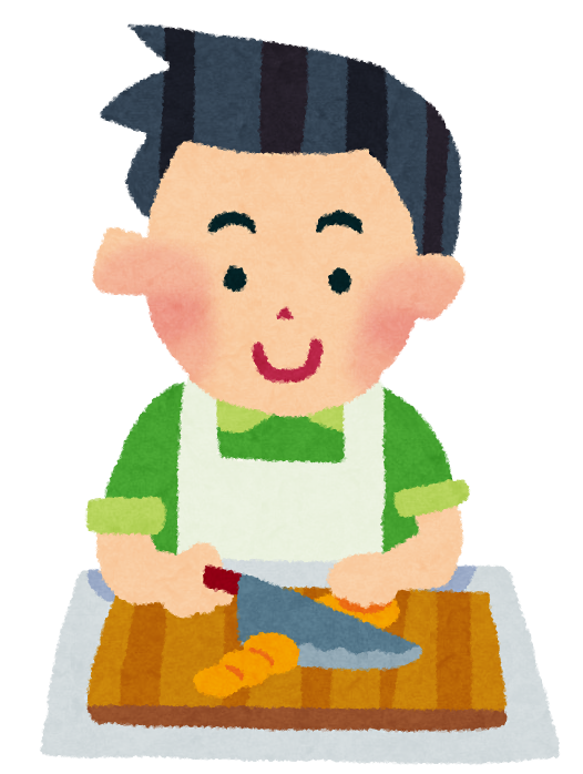 料理のイラスト 男性 かわいいフリー素材集 いらすとや