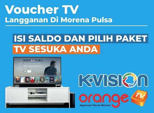 Harga Voucher TV Prabayar Termurah Terlengkap Morena Pulsa