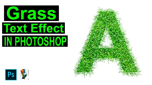 How To Create Grass Text Effect in Any Photoshop Version 2020 