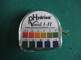 phydrion paper, ph scale paper, test water, optimum ph, lotus