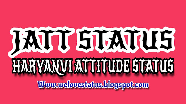 Jatt Status 2020 - Jatt Attitude Status in Hindi
