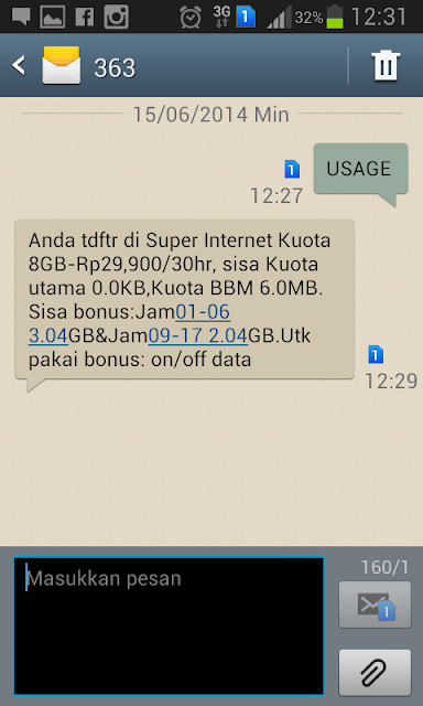 Cara Mengetahui Sisa Kuota IM3 Paket Internet Indosat CaraTutorial.com