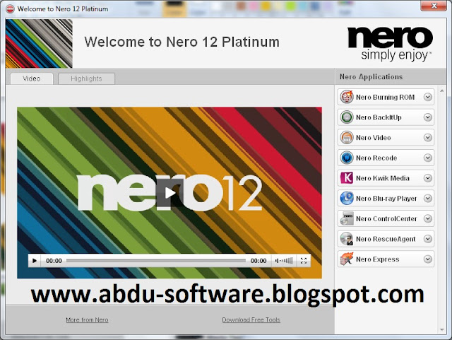 Free Download Nero 12 Multimedia Platinum HD