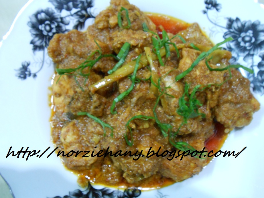 Norzie hany: Rendang Ayam Selangor
