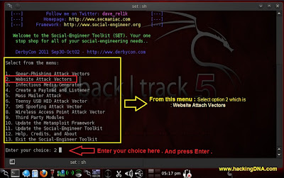 website attack vector tool