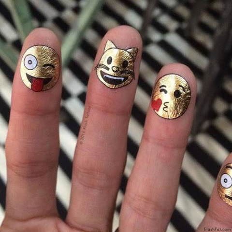 Well, Temporary Emoji Tattoos Are A Thing Now