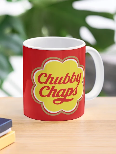 Chubby Chaps logo mug