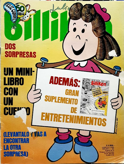 La Pequeña Lulu, Revista Billiken, Little Lulu, Decada de los 80, historietas.