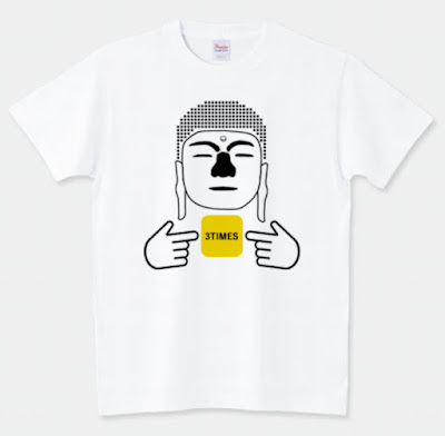 仏の顔も三度まで,Tシャツ,shechews,タイムス,仏,ことわざ