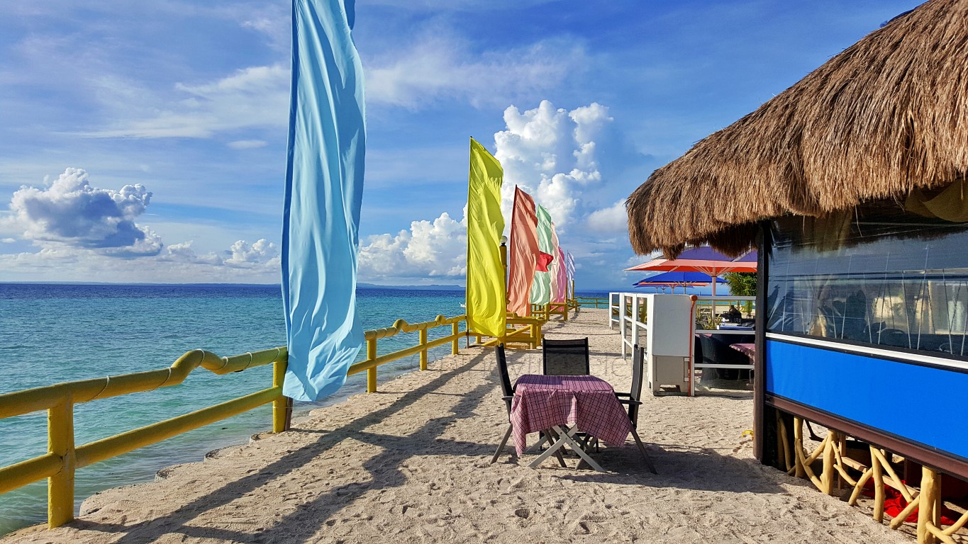 illegally built structures of Marlin's Beach Resort in Sta. Fe, Bantayan Island