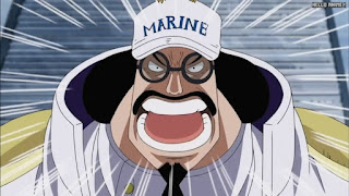 ワンピースアニメ 頂上戦争編 472話 センゴク | ONE PIECE Episode 472