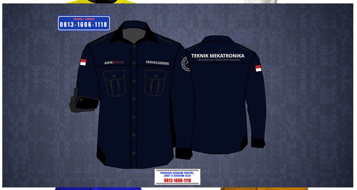 Desain Baju Organisasi Lengan Panjang  Klopdesain