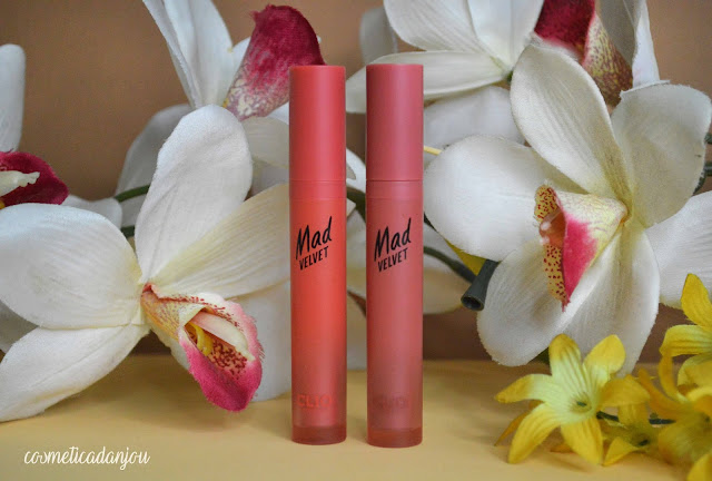 CLIO Mad velvet tint #7 Coral Ray & #9 Pink Ale