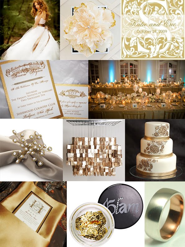Your Gold Wedding Invitations