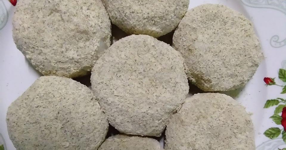 Resepi Kuih Tepung Gomak Inti Kacang Hijau - Contoh Gaes