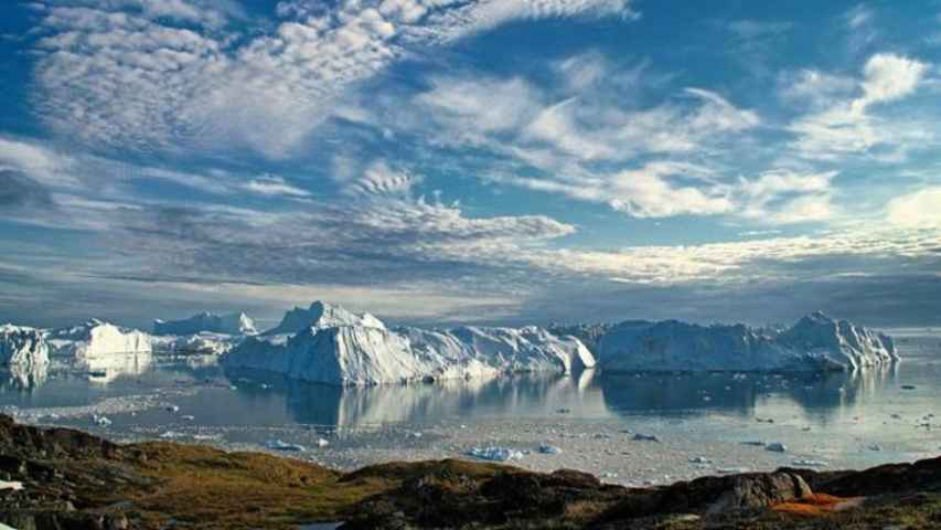 Hielo de Groenlandia alcanza la temperatura más cálida en mil años