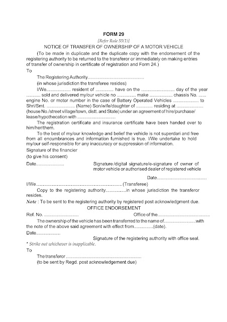 Form 29 Download