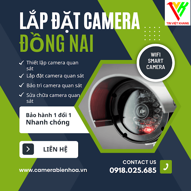 Lắp camera Đồng Nai - 0918025685 Hiếu- Bảo hành 1 đổi 1