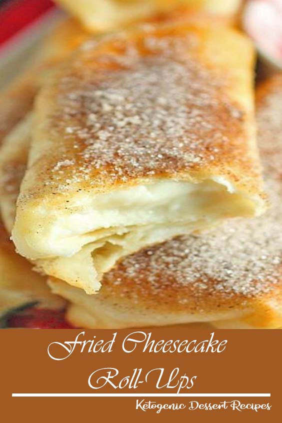 Super easy recipe for Fried Cheesecake Roll-Ups. Just serve on a serving platter with various dipping sauces. Perfect for get-togethers.