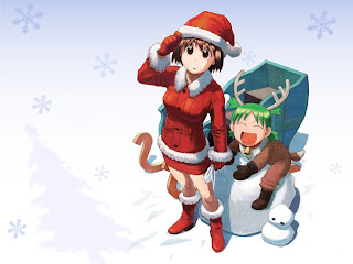 Cute Christmas Couple Wallpaper