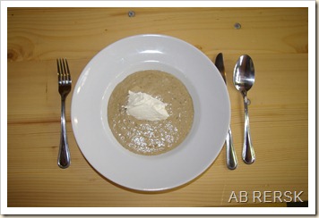 Velouté aux champignons