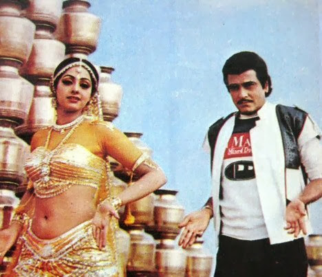 Sridevi & Jeetendra Wallpaper Download