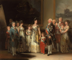 La familia de Carlos IV (1800), obra de Francisco de Goya, Museo del Prado.