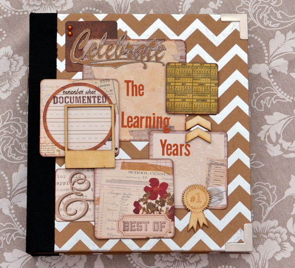 Misc.Me Album by Denise van Deventer using BoBunny Misc. Me, Cardstock and Bling