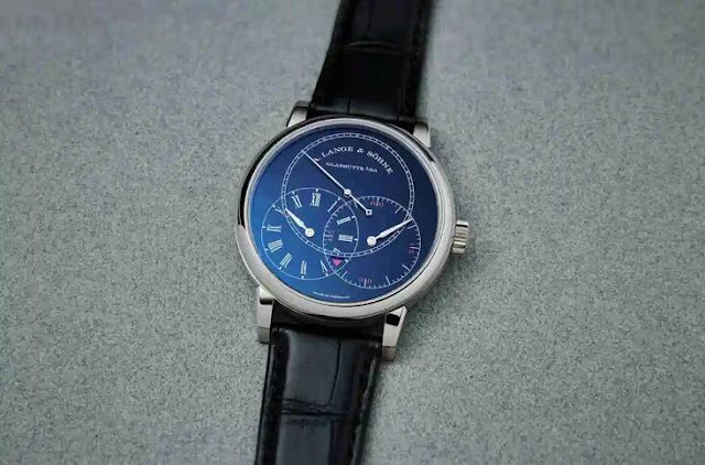 Buying Guide of A. Lange & Söhne Richard Lange Jumping Seconds Blue Dial White Gold Replica Watch