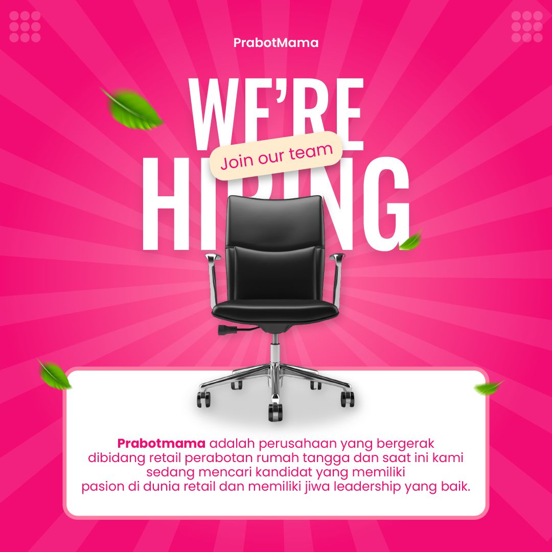 Loker Semarang Penempatan di Prabotmama Store Tembalang