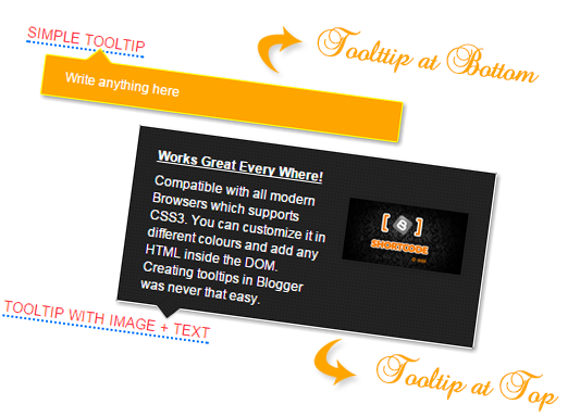 shortcode for CSS3 Tooltip