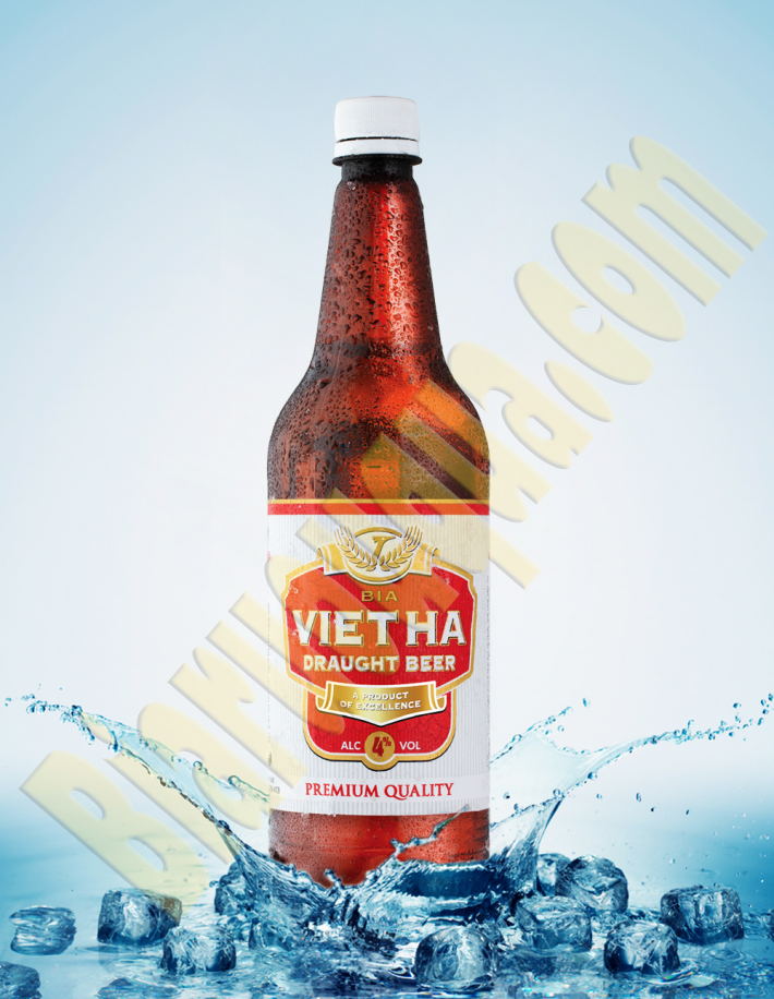 Bia chai Việt Hà 1L