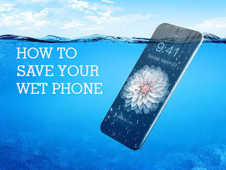 SAFETY TIPS TO SAVE A WET PHONE