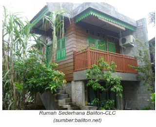 Contoh rumah sederhana Baliton CLC