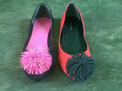 Aneka model sepatu sandal wanita murah,model sepatu wanita  Black_Fanta & Red_Black 