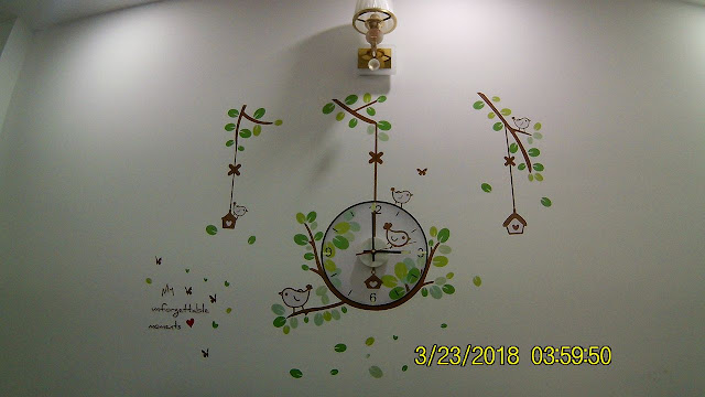 Cool wall clock. Vietnam time is 1-hour delay from Philippine Time