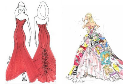 Barbie Fashion Show Games on Haute Couture   A Sneak Peek At Barbie Fashion Show Sketches