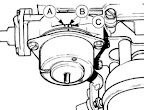 Ford carburettor Weber 2V automatic choke adjustment