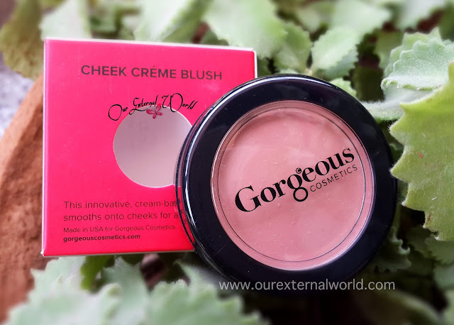 Gorgeous Cosmetics Cheek Creme Blush - Caramel Whip - Review, Swatches