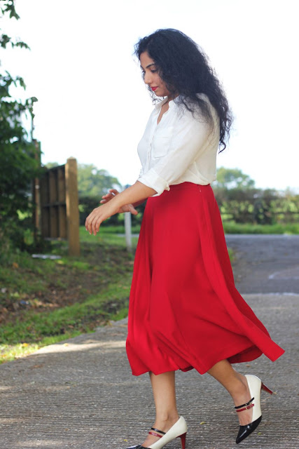 Culottes in Red