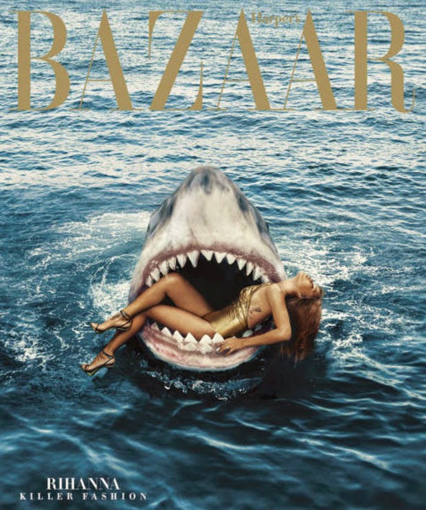 YAY!!! Our Jaws Shark Prop was revealed for Harper's Bazaar!!